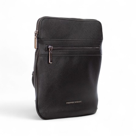 MOMO DESIGN - Portemonnaie aus Saffiano-Kunstleder mit Logo