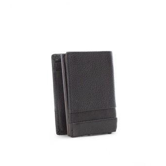 MOMO DESIGN - Tumbled leather card holder with logo 2