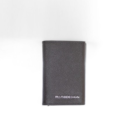 MOMO DESIGN - Saffiano leather wallet with logo