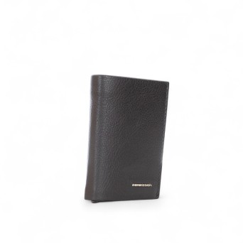 MOMO DESIGN - Portacarte in pelle martellata con logo 2