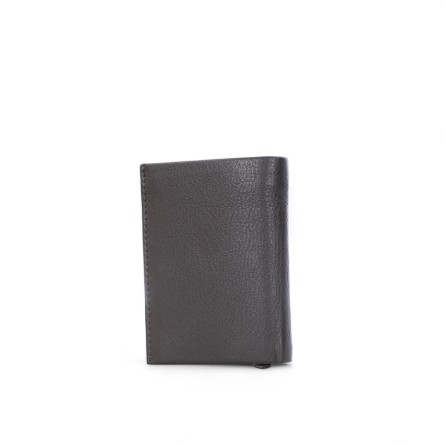 MOMO DESIGN - Porte-cartes en cuir grainé avec logo