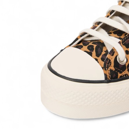 CONVERSE - Turnschuhe Converse Chuck Taylor All Star Lift Plattform Leopard