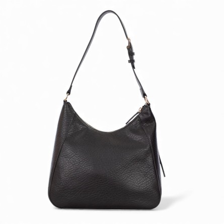 LIU JO - Faux leather shoulder bag with logo