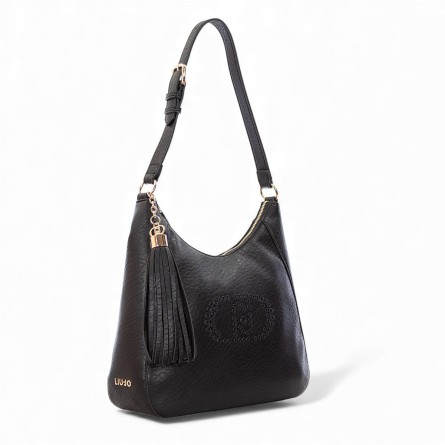 LIU JO - Borsa a spalla in ecopelle con logo