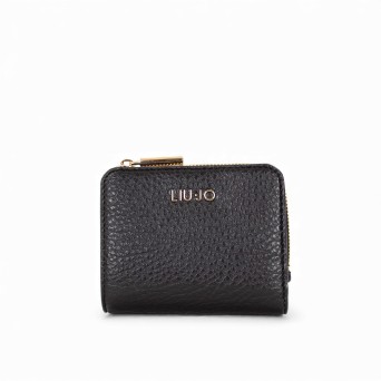 LIU JO - Faux leather wallet with logo