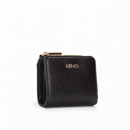 LIU JO - Faux leather wallet with logo