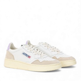 AUTRY - Turnschuhe aus Leder und Wildleder mit Logo 2