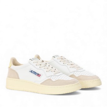 AUTRY - Zapatillas deportivas de piel y ante con logotipo 2