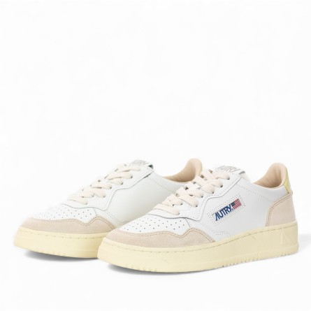 AUTRY - Zapatillas deportivas de piel y ante con logotipo