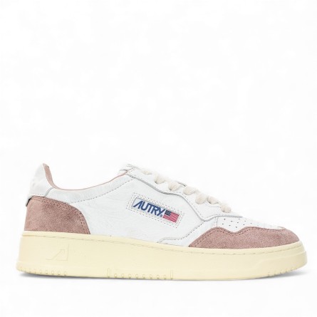 AUTRY - Zapatillas deportivas de piel y ante con logotipo