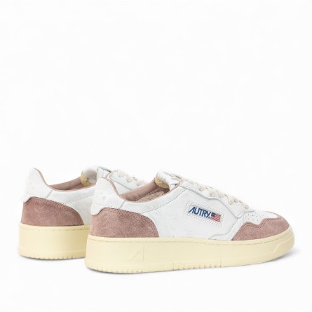 AUTRY - Leather and suede sneakers with logo