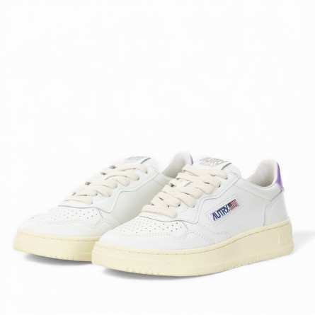 AUTRY - Leather sneakers with logo