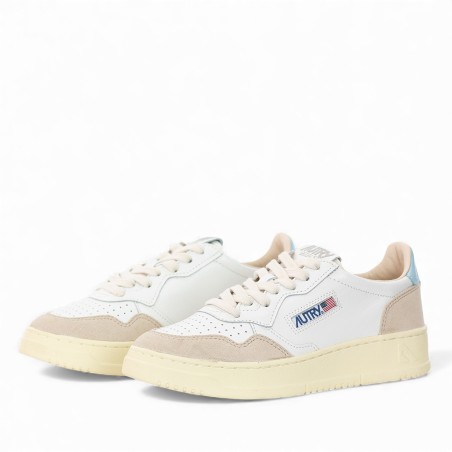 AUTRY - Zapatillas deportivas de piel y ante con logotipo