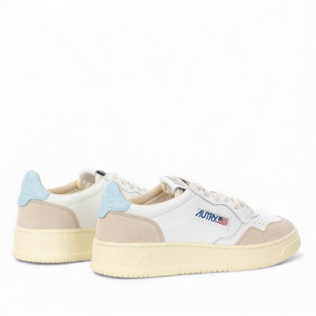 AUTRY - Baskets en cuir et daim avec logo