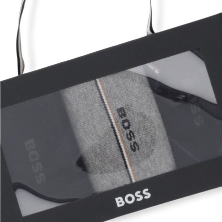 BOSS - Calcetines de algodón con logo