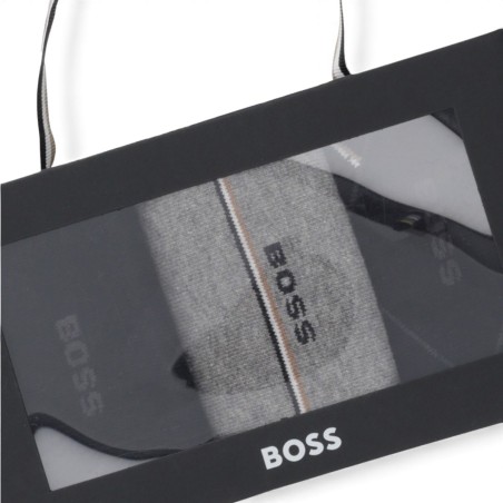 BOSS - Chaussettes en coton avec logo
