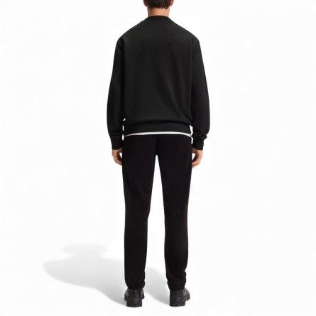 BOSS - Sudadera relaxed fit en algodón de rizo con logo