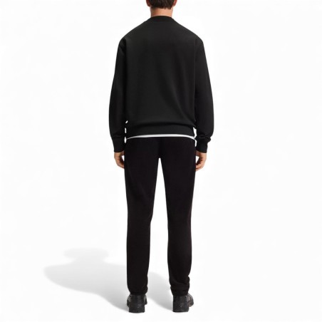 BOSS - Felpa relaxed fit in terry di cotone con logo