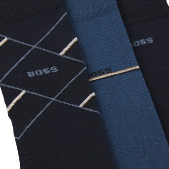 BOSS - Chaussettes en coton avec logo 2