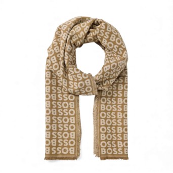 BOSS - Tadic scarf with lettering logo