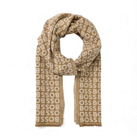 BOSS - Tadic scarf with lettering logo