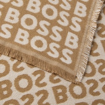 BOSS - Tadic scarf with lettering logo 2