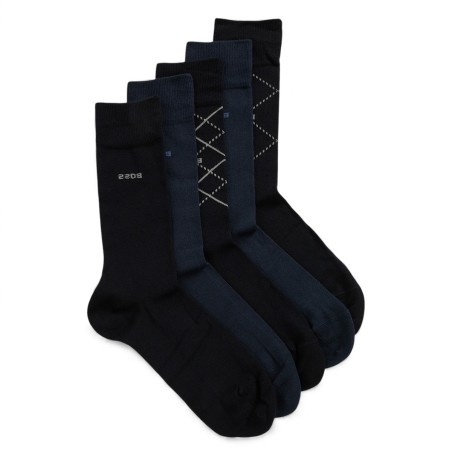 BOSS - Chaussettes en coton avec logo