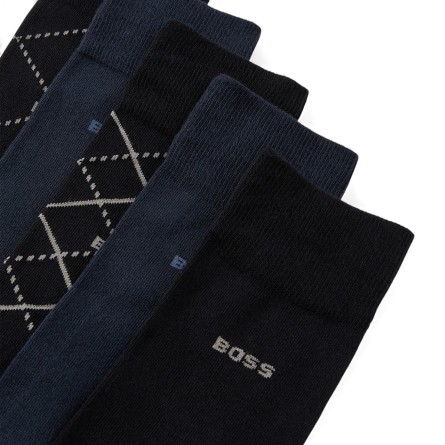 BOSS - Baumwollsocken mit Logo