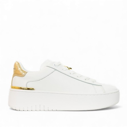 MICHAEL KORS - Baskets en cuir avec logo