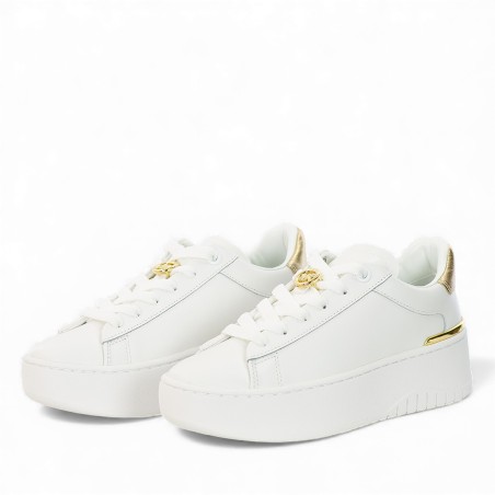 MICHAEL KORS - Baskets en cuir avec logo