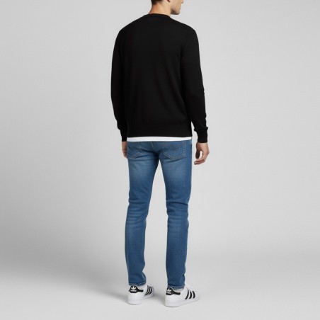 JOHN RICHMOND - Chaqueta de punto en mezcla de viscosa con logotipo