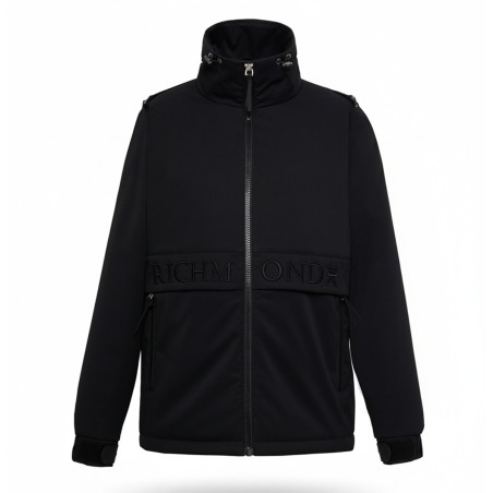 JOHN RICHMOND - Giubbino con logo e zip centrale