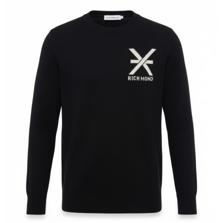 JOHN RICHMOND - Jersey con cuello redondo y logotipo