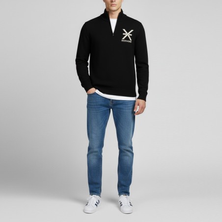 JOHN RICHMOND - Sudadera con cremallera y logotipo