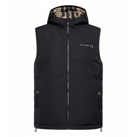 JOHN RICHMOND - Reversible jacket with logo and zipper