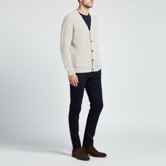 OUT/FIT - Strickjacke aus einer Wollmischung mit Knöpfen 2