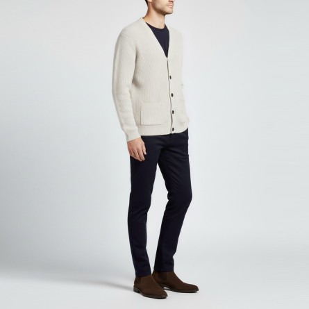 OUT/FIT - Strickjacke aus einer Wollmischung mit Knöpfen