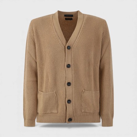 OUT/FIT - Cardigan in misto lana con bottoni