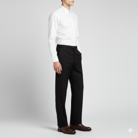 OUT/FIT - Classic zipper and button pants