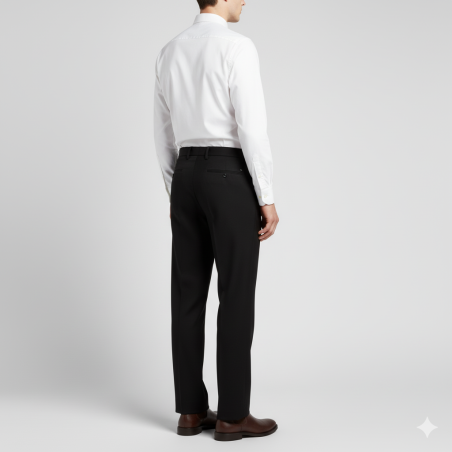 OUT/FIT - Classic zipper and button pants