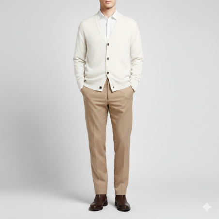 OUT/FIT - Classic zipper and button pants