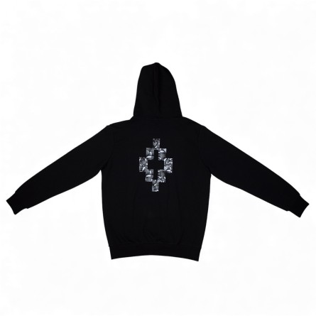 COUNTY OF MILAN - Felpa in cotone con cappuccio e logo