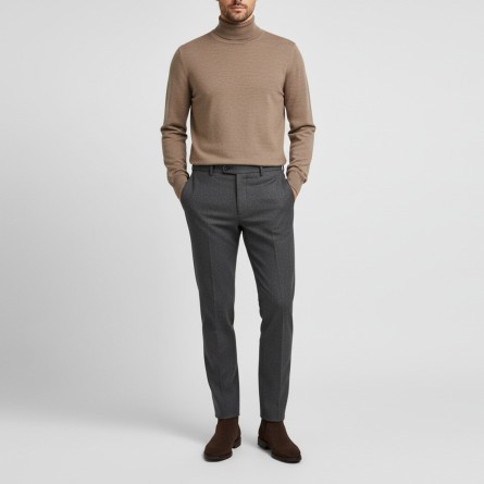 FEFE GLAMOUR - Pull à col roulé en laine