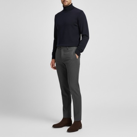 FEFE GLAMOUR - Pull à col roulé en laine