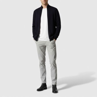 BRIATORE MILANO - Cardigan en laine avec fermeture éclair