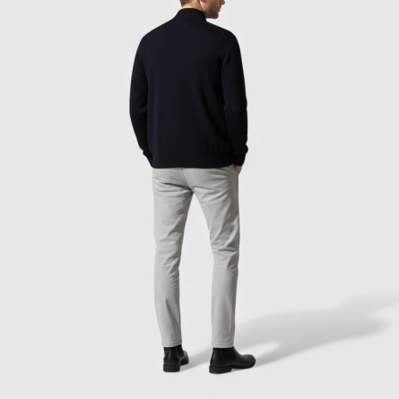 BRIATORE MILANO - Wool cardigan with zipper