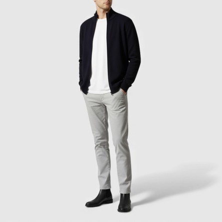 BRIATORE MILANO - Wool cardigan with zipper