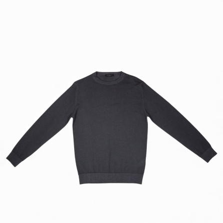 OUT/FIT - Wollpullover mit Rundhalsausschnitt