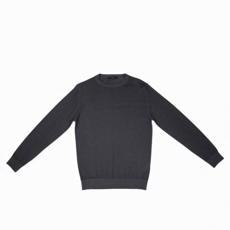 OUT/FIT - Wollpullover mit Rundhalsausschnitt