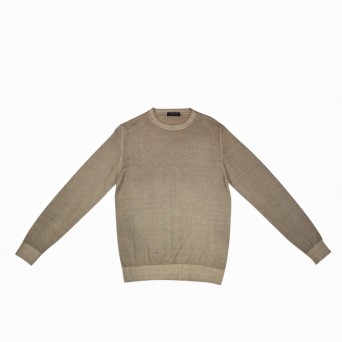 OUT/FIT - Wollpullover mit Rundhalsausschnitt